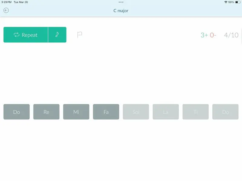 Functional Ear Trainer iPad music game